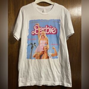 Barbie Movie Poster Graphic Tee Margot Robbie Ryan Gosling